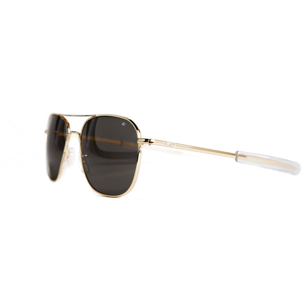 AO EYEWEAR (AMERICAN OPTICS) 55MM "ORIGINAL PILOTS" SUNGLASSES - GOLD