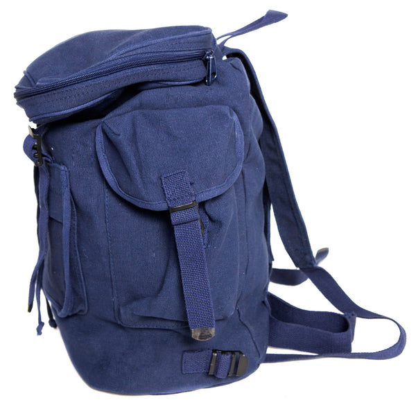 CANVAS EUROPEAN RUCKSACK - NAVY