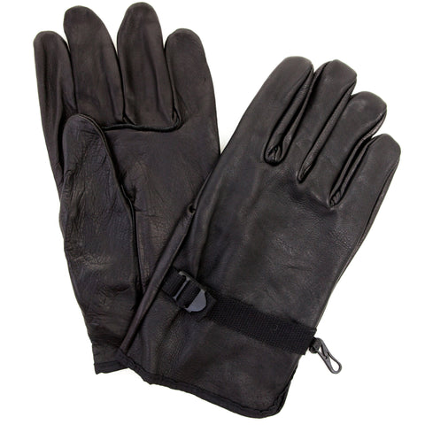 D-3A BLACK LEATHER GLOVES