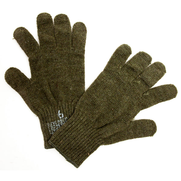 G.I WOOL GLOVE LINERS - OLIVE DRAB